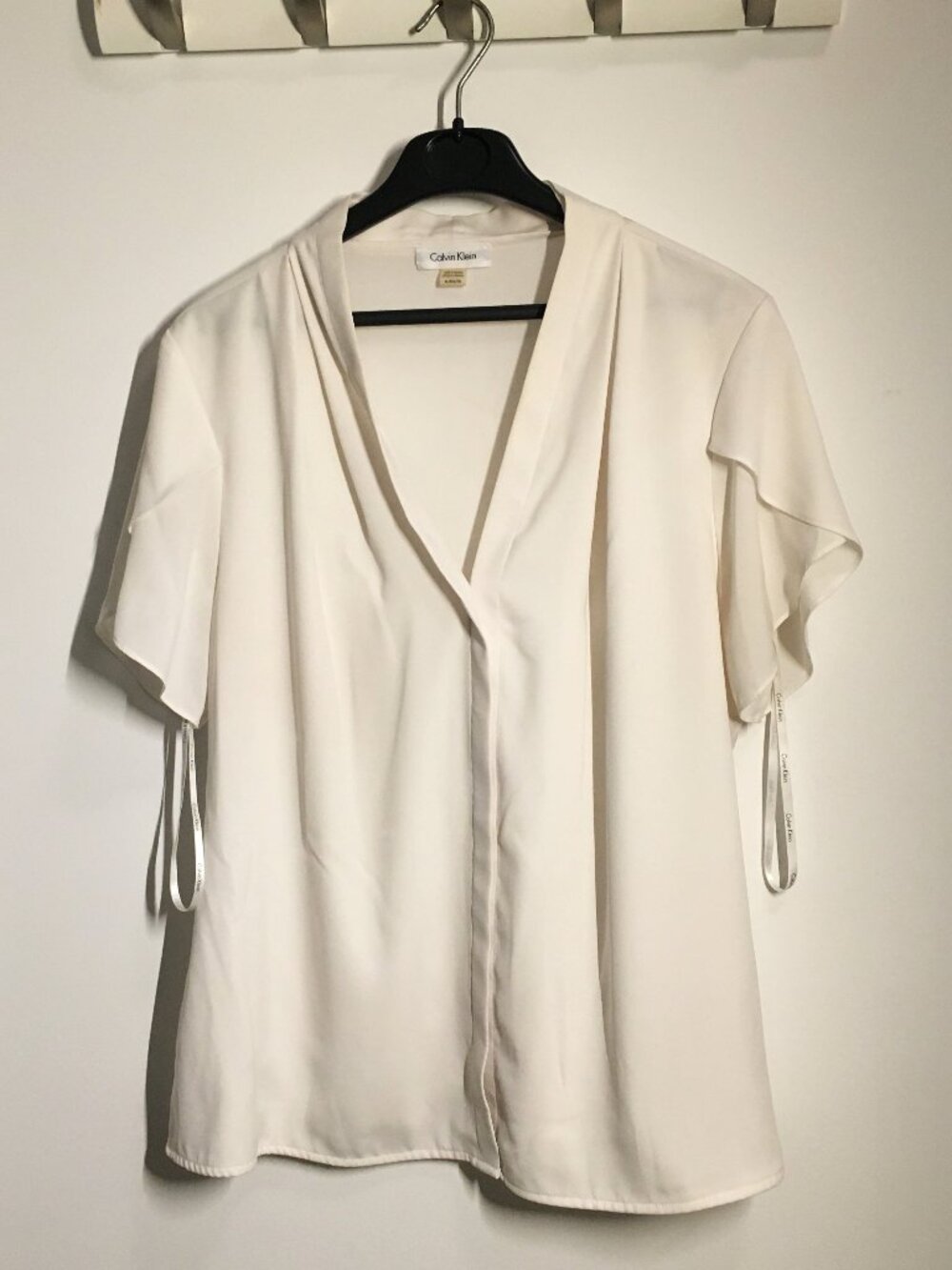 Calvin Klein white short sleeved top